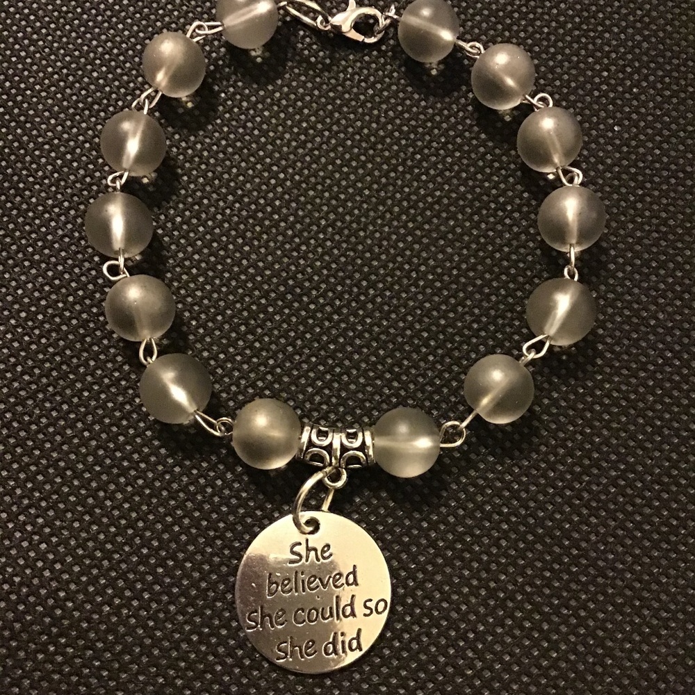 Gray bracelet